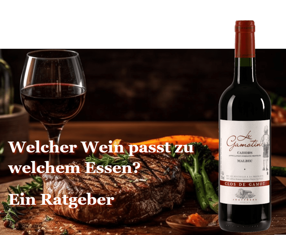 Welcher Wein passt zu welchem Essen - Foto Teaser mit Cahors Welcher Wein passt zu welcher Gelegenheit?